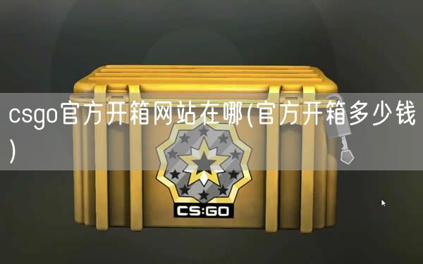 csgo官方开箱网站在哪(官方开箱多少钱)