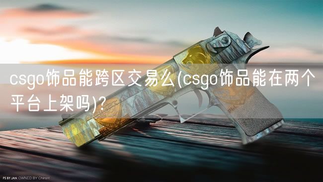 csgo饰品能跨区交易么(csgo饰品能在两个平台上架吗)?