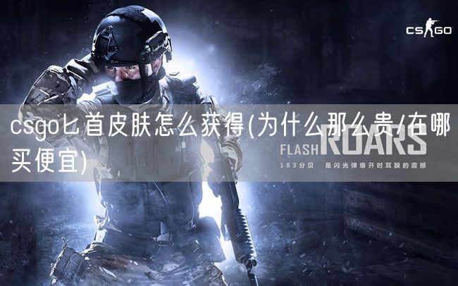 csgo匕首皮肤怎么获得(为什么那么贵/在哪买便宜)